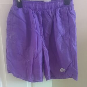 Boys Nike Purple Athletic Shorts